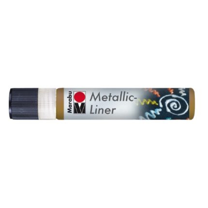 Marabu Métallique Liner 25ml - Brun Métallisé 746