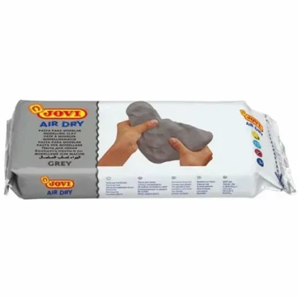 Pâte à Modeler Autodurcissante 500g Gris - JOVI