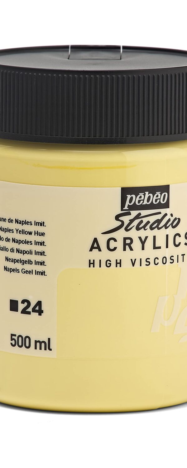 Peinture Acrylique Studio 500ml - Jaune de Naples 24