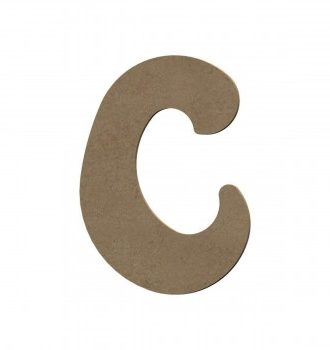 Lettre C Majuscule En Bois - 8 Cm - Gomille