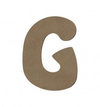 Lettre G Majuscule En Bois - 8 Cm - Gomille