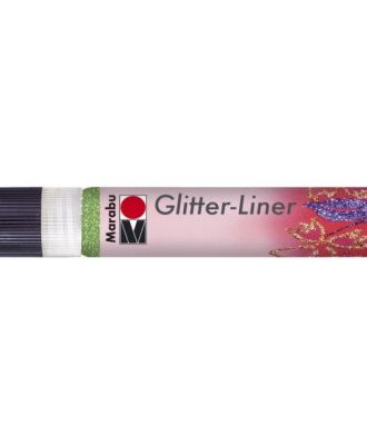 Marabu Glitter Liner 25ml - Kiwi Scintillant 561