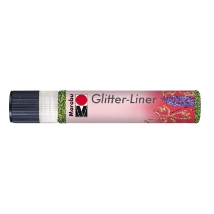 Marabu Glitter Liner 25ml - Olive Scintillant 565