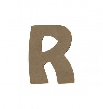 Lettre R Majuscule En Bois - 8 Cm - Gomille