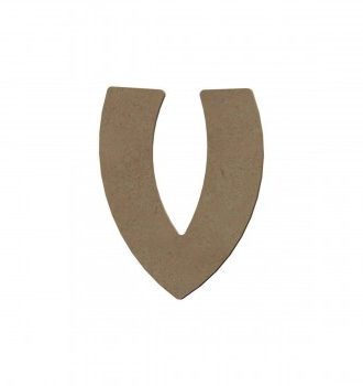 Lettre V Majuscule En Bois - 8 Cm - Gomille
