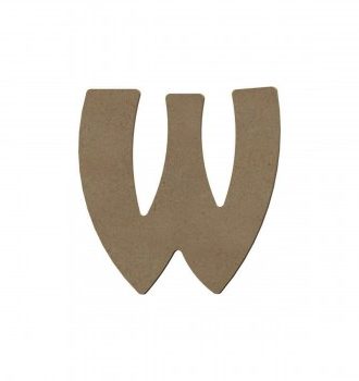 Lettre W Majuscule En Bois - 8 Cm - Gomille