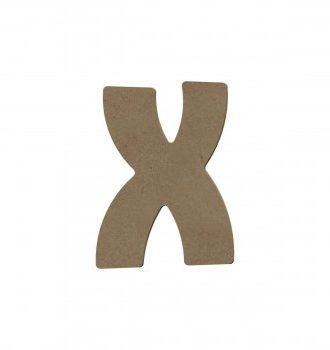 Lettre X Majuscule En Bois - 8 Cm - Gomille