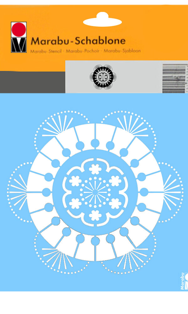 POCHOIR 33*33B ROSETTE