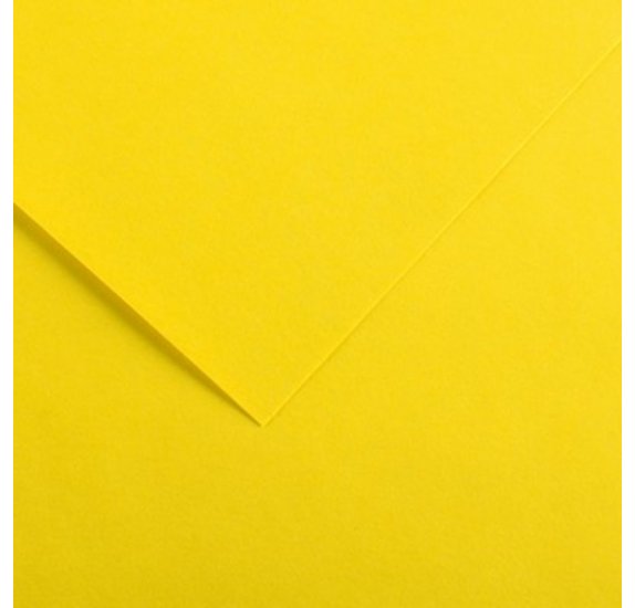 papier-uni-vivaldi-a4-canson-jaune-canari-185g