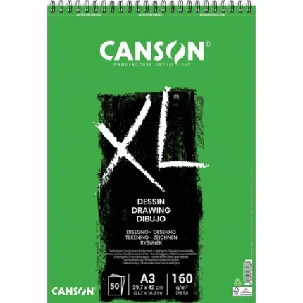 Bloc de 50 feuilles de papier dessin XL Dessin 160g A3 - Canson