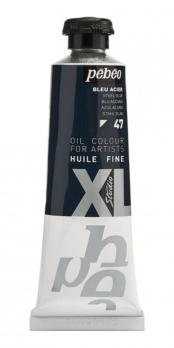 Bleu Acier Huile Fine