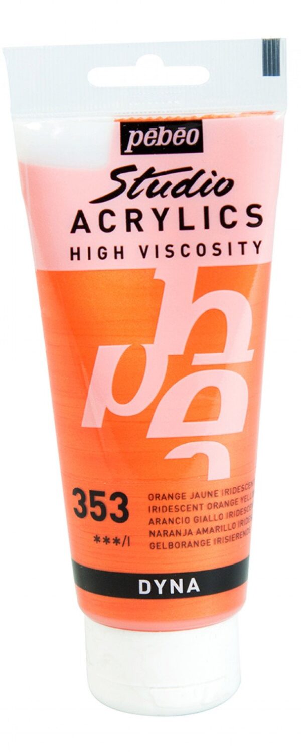 Orange Jaune Iridescent