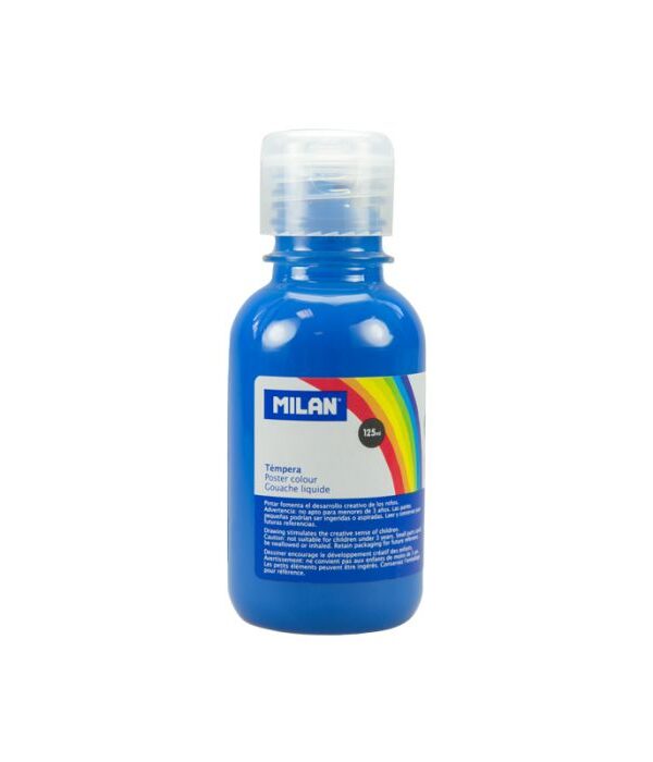 Bouteille de Gouache 125 ML - Bleu Cyan