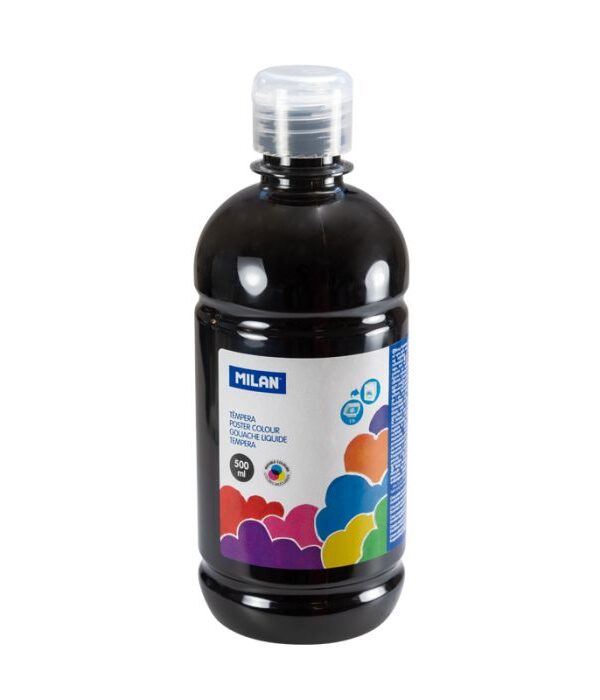 Bouteille de Gouache Milan 500 ML -  NOIR