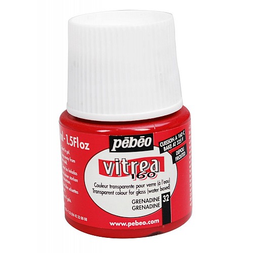 Peinture Vitrea Pebeo 45ml - Grenadine #32