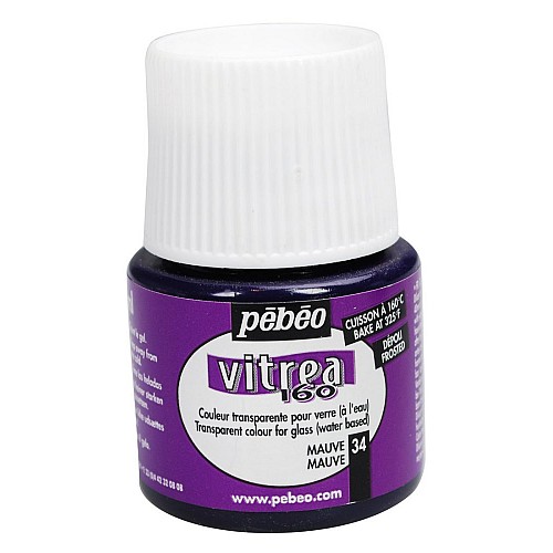 Peinture Vitrea Pebeo 45ml - Mauve #34