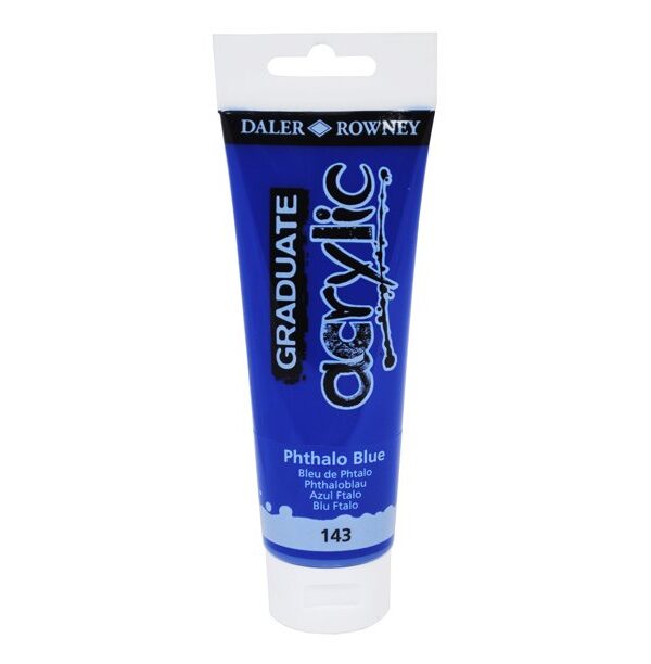 Graduate Acrylic Daler Rowney - Bleu de Phtalo