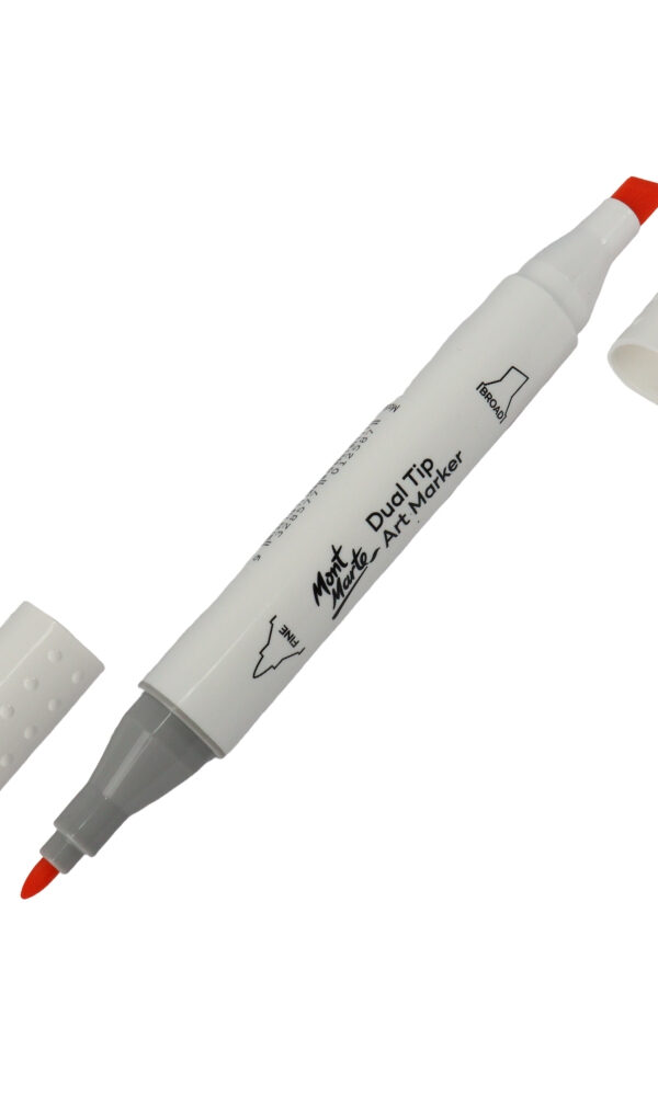 Dual Tip Art Marker Premium - Orange 23