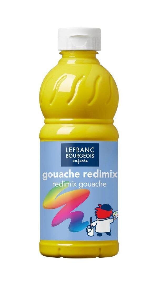 Gouache Redimix LEFRANC & BOURGEOIS 500 ml - Jaune Primaire