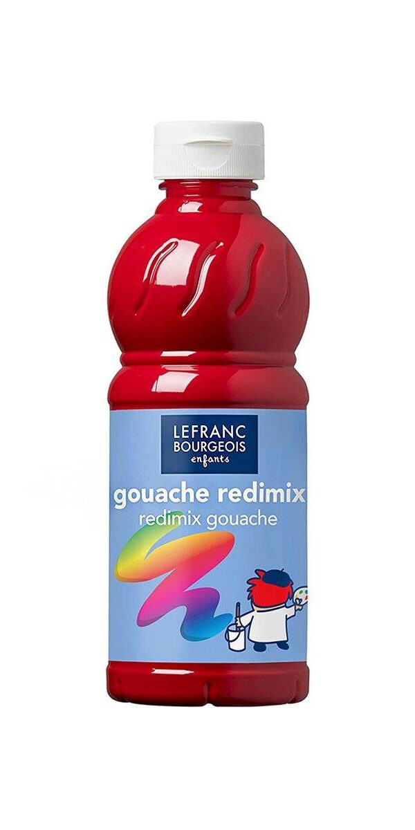 Gouache Redimix LEFRANC & BOURGEOIS 500 ml - Rouge Primaire