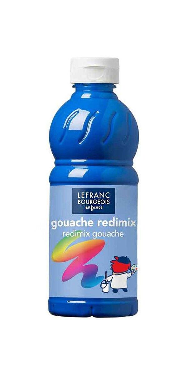 Gouache Redimix LEFRANC & BOURGEOIS 500 ml - Bleu Primaire