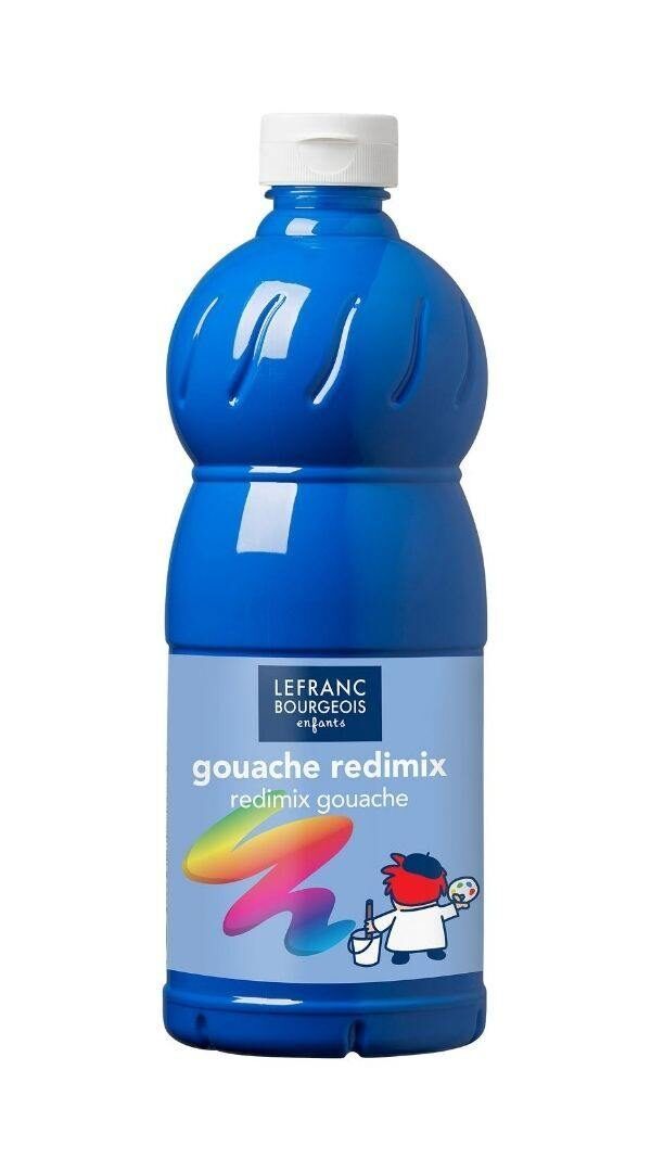 Gouache Redimix LEFRANC & BOURGEOIS 1L - Bleu Primaire