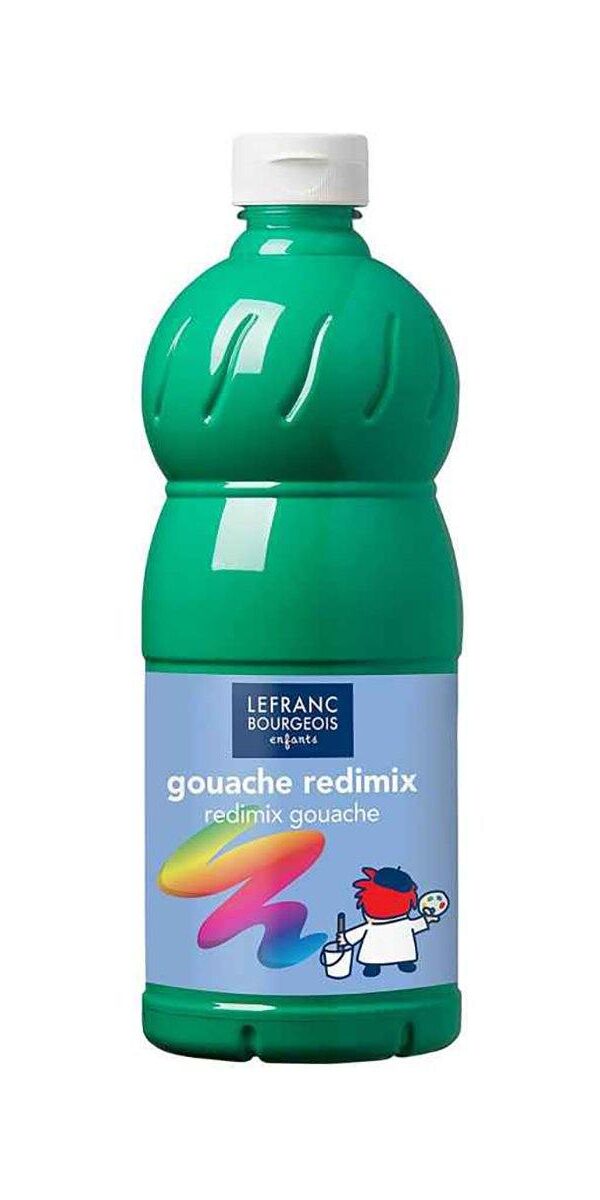 Gouache Redimix LEFRANC & BOURGEOIS 1L - Vert Franc