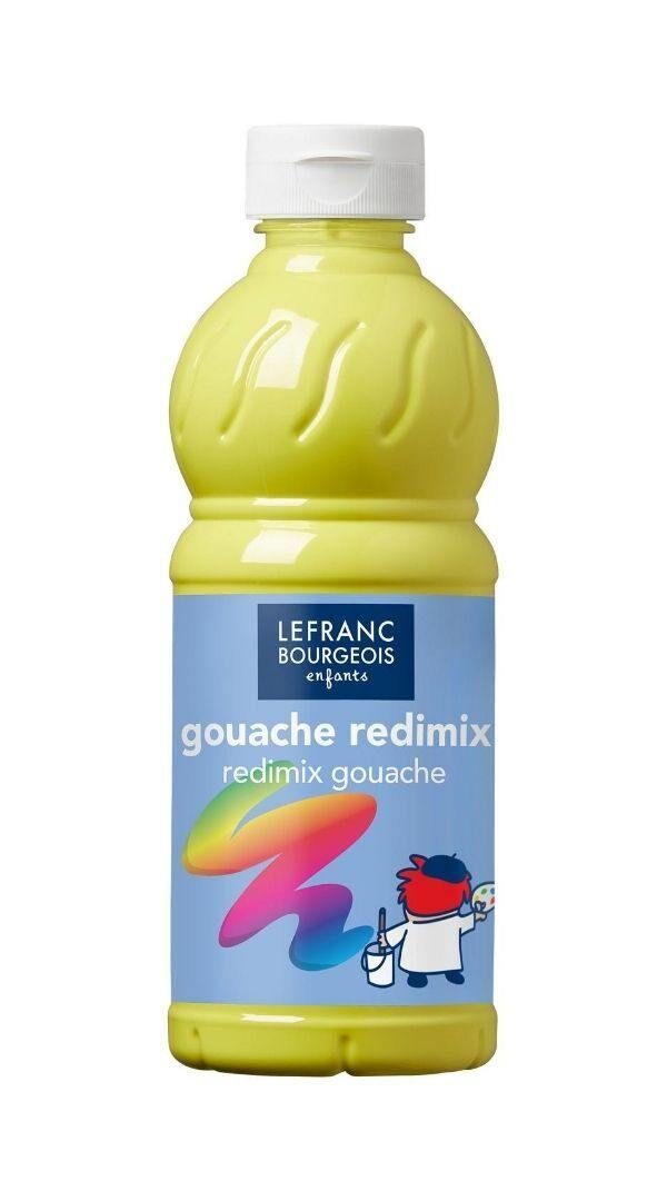 Gouache Redimix LEFRANC & BOURGEOIS 500 ml - Jaune Citron