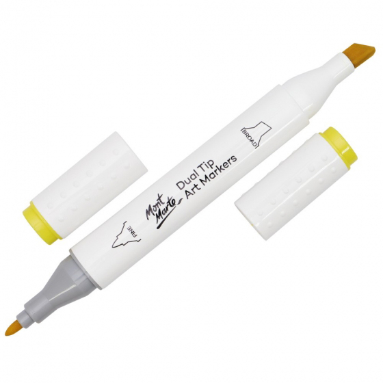 Dual Tip Art Marker Premium - Lemon Yellow 35