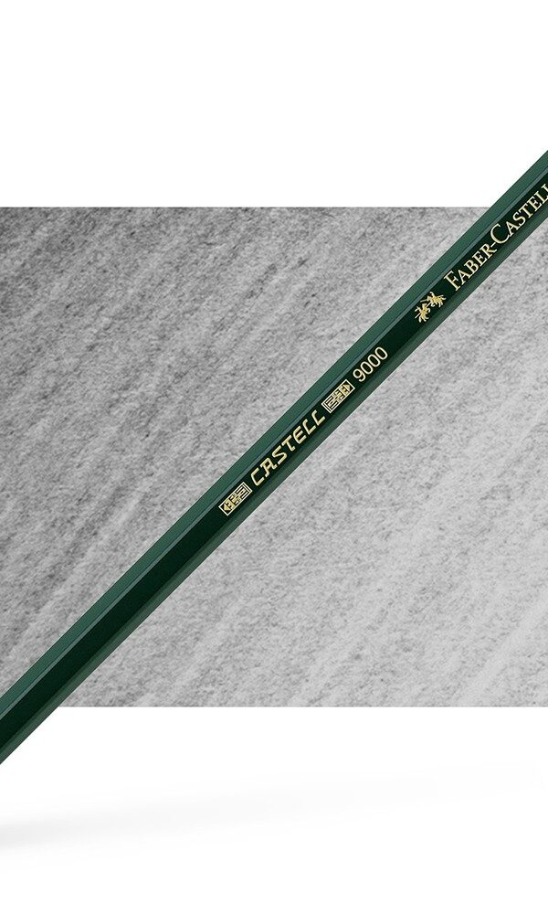 Crayon graphite Castell 9000 3H - Faber Castell