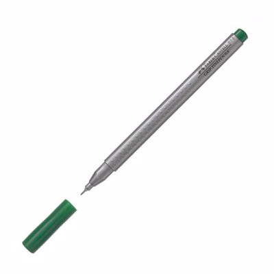 Feutre Grip Finepen 0.4mm Faber Castell - Vert Foncé