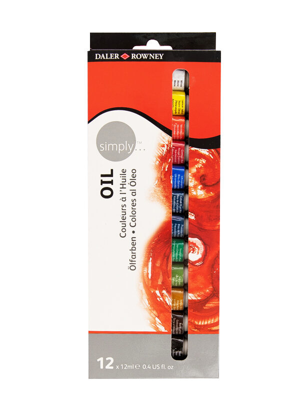 Set de Peinture à Huile Simply 12X12ml - Daler Rowney
