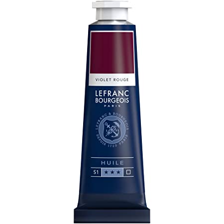 Peinture à l'huile Fine Violet Rouge 40ml - Lefranc & Bourgeois