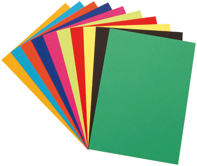 Pochette 12 papiers couleurs A4 - Canson