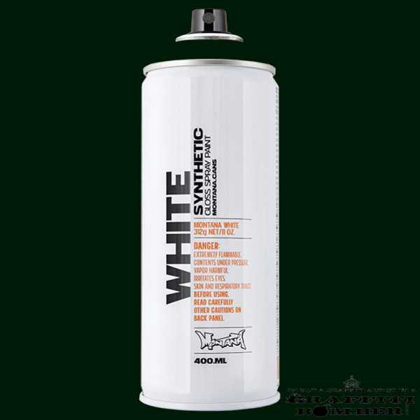 Bombe de peinture Acrylique White Green Black 6160 - 400 ml - Montana