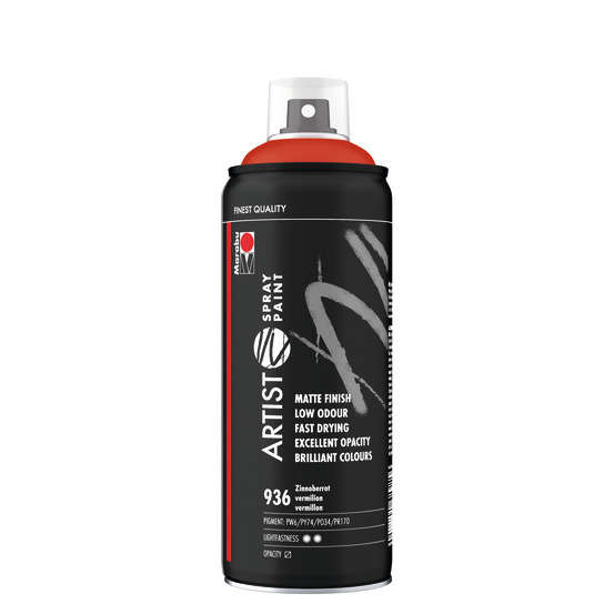 Marabu Artist Spray Paint 400ml - Vermillon 936