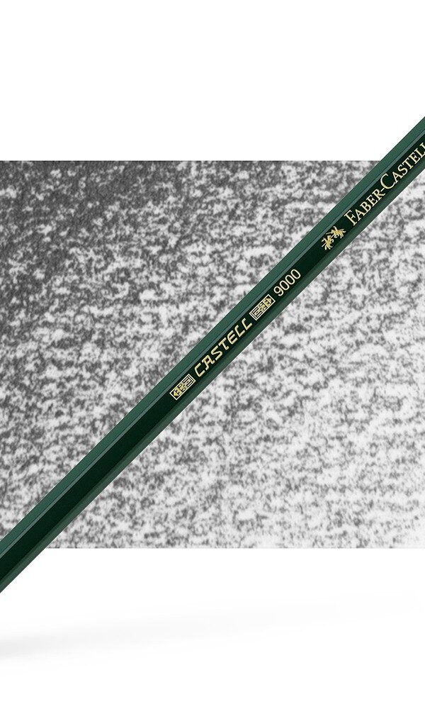 Crayon graphite Castell 9000 7B - Faber Castell