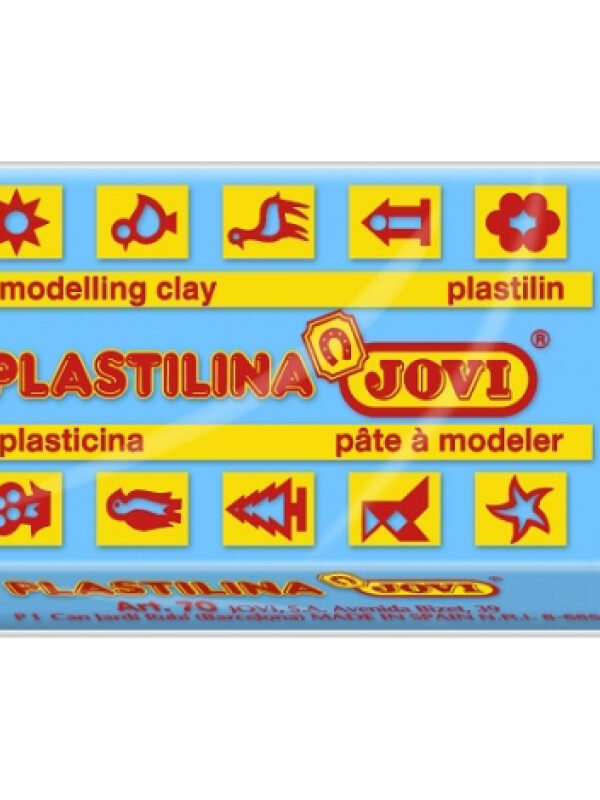 Pâte à Modeler Jovi Plastina 70g - Bleu Clair