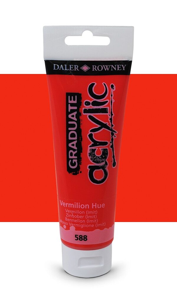 Graduate Acrylic Daler Rowney - Vermillon