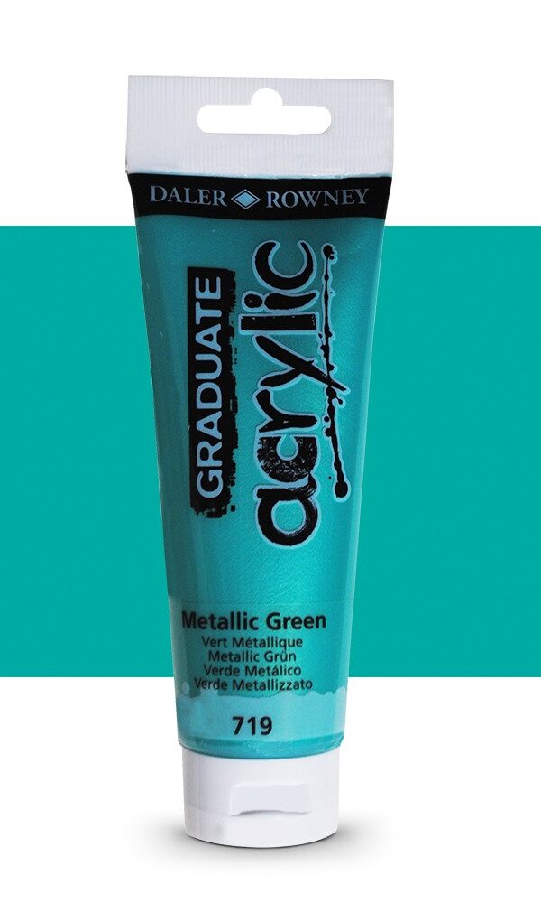 Graduate Acrylic Daler Rowney - Vert Métallique
