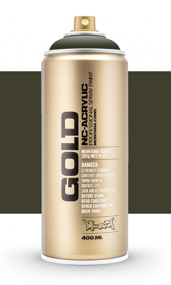 Bombe de peinture Acrylique GOLD Manila Dark CL6420 - 400 ml - Montana