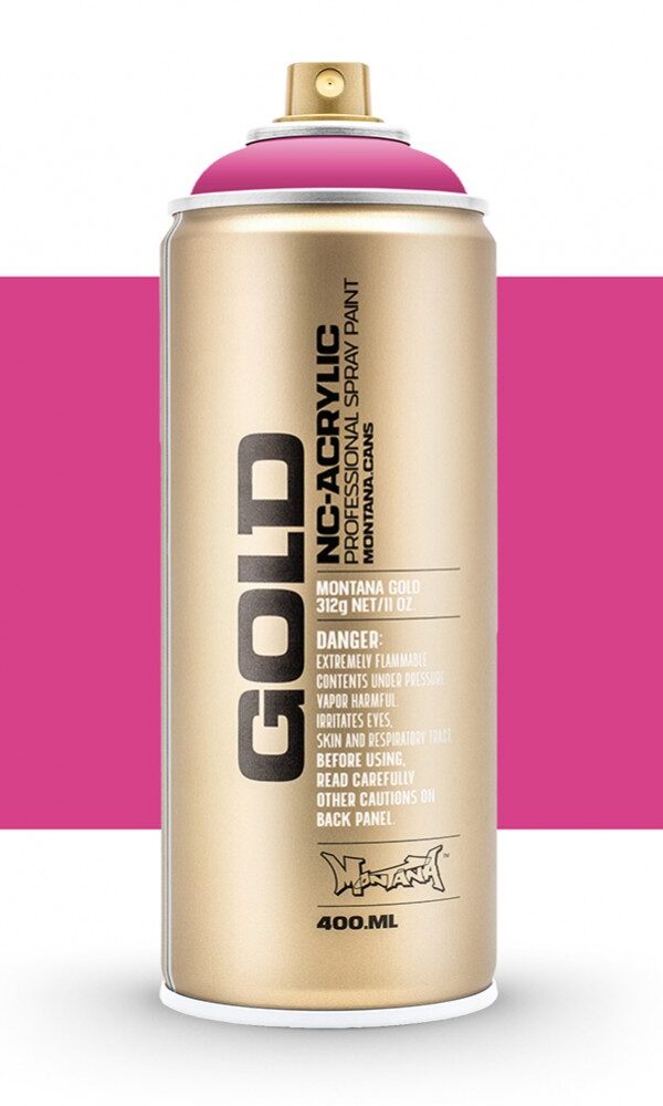 Bombe de peinture Acrylique GOLD Pink Pink 3130 - 400 ml - Montana