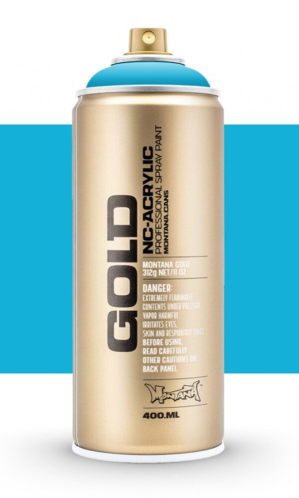 Bombe de peinture Acrylique GOLD Bermuda 5030 - 400 ml - Montana