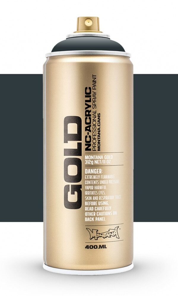 Bombe de peinture Acrylique GOLD Stealth 7070 - 400 ml - Montana