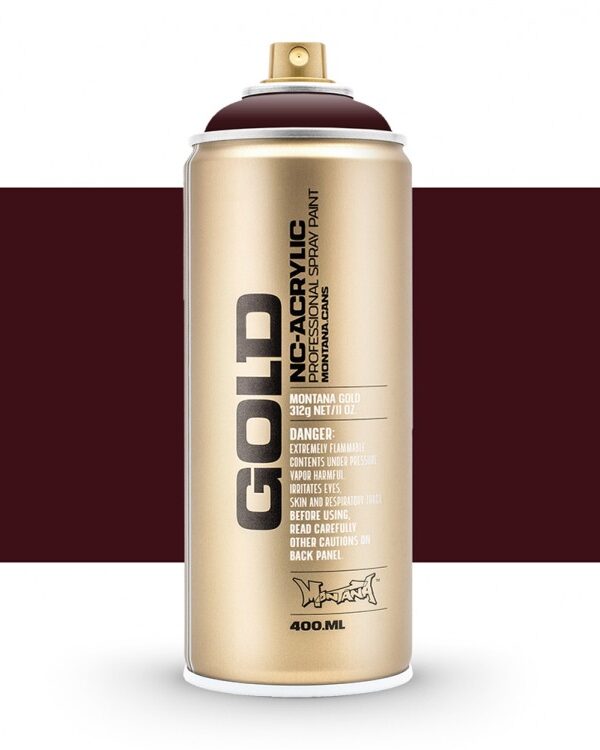 Bombe de peinture Acrylique GOLD Wine Red 8115 - 400 ml - Montana