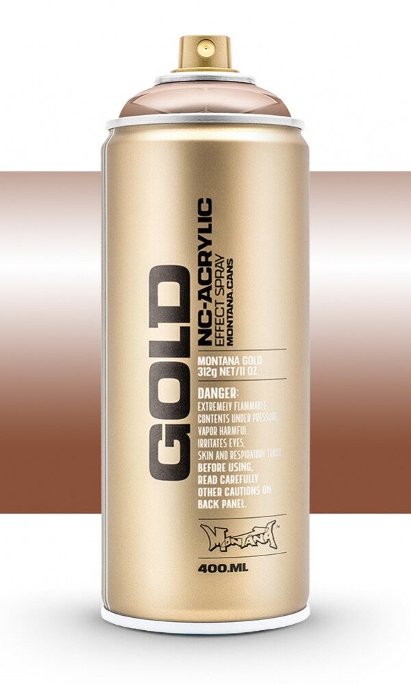 Bombe de peinture Acrylique GOLD CopperChrome M2000 - 400 ml - Montana