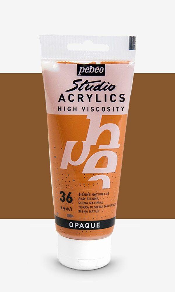 Peinture Acrylique Pebeo Studio 100ml - Sienne Naturelle #36