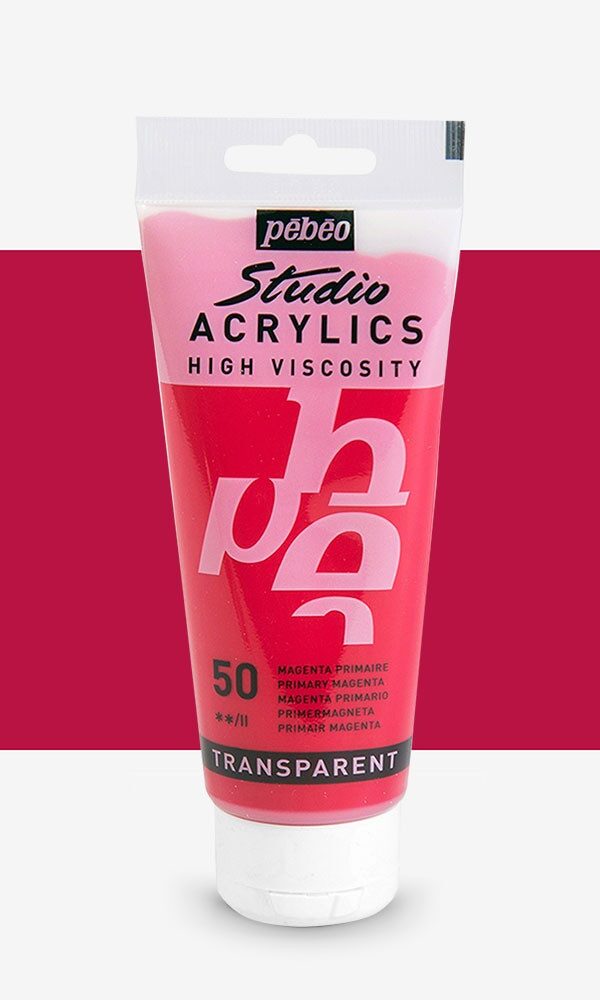 Peinture Acrylique Pebeo Studio 100ml - Magenta Primaire #50