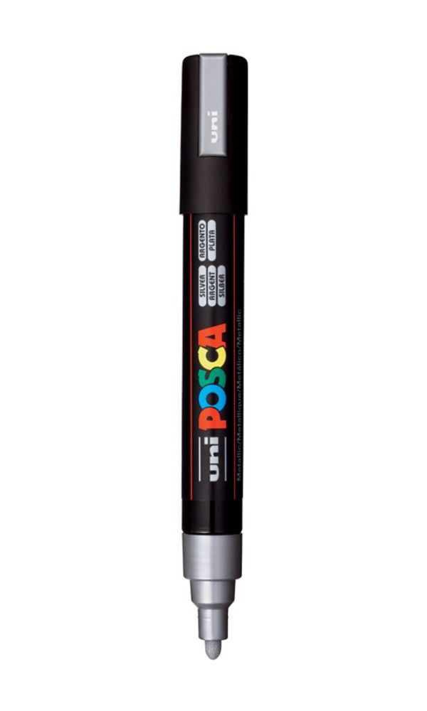 Marqueur Posca Uni-Ball 5M - Argent
