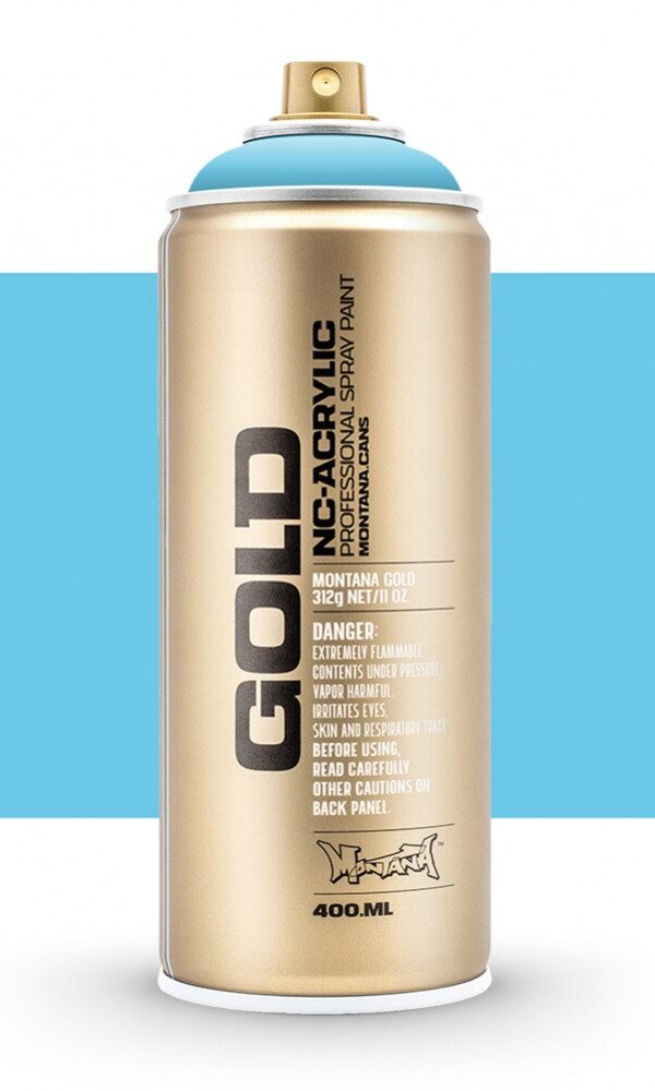 Bombe de peinture Acrylique GOLD Baby Blue 5020 - 400 ml - Montana